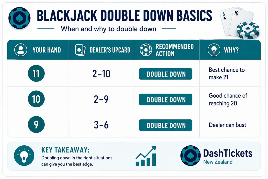 double down in blackjack