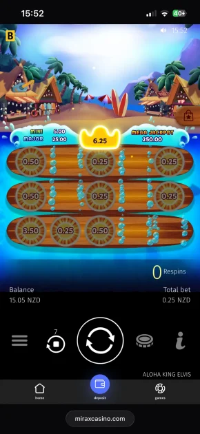 mirax casino game