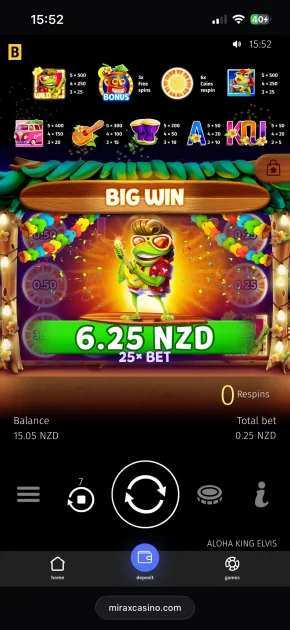 mirax casino game