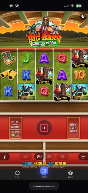 mirax casino game