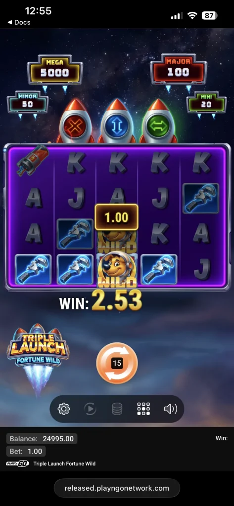 triple launch fortune wild slot 00002