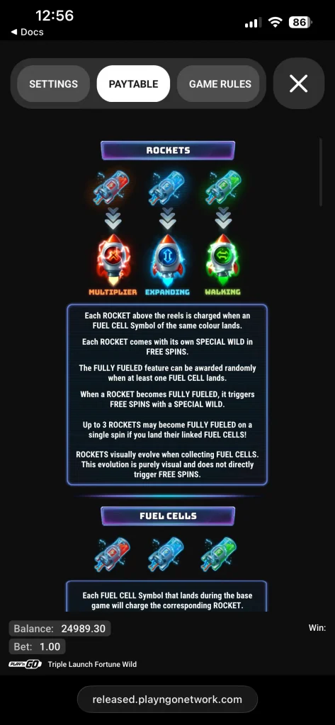 triple launch fortune wild slot 00003
