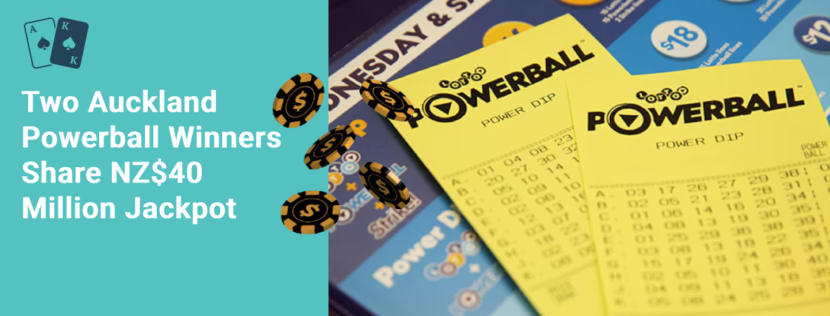 two auckland powerball winners share nz$40 million jackpot