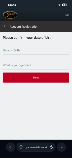 grand hotel casino registration