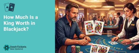 how much is a king worth in blackjack