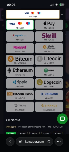 katsubet casino deposit