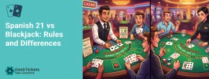 spanish 21 vs blackjack rules and differences
