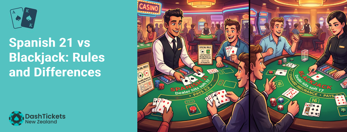 spanish 21 vs blackjack rules and differences