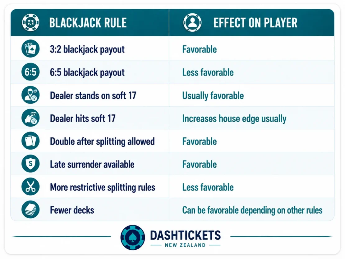 blackjack rule