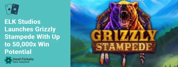elk studios launches grizzly stampede with up to 50,000x win potential