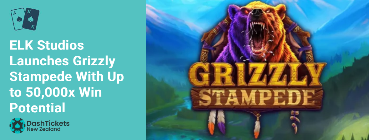 elk studios launches grizzly stampede with up to 50,000x win potential